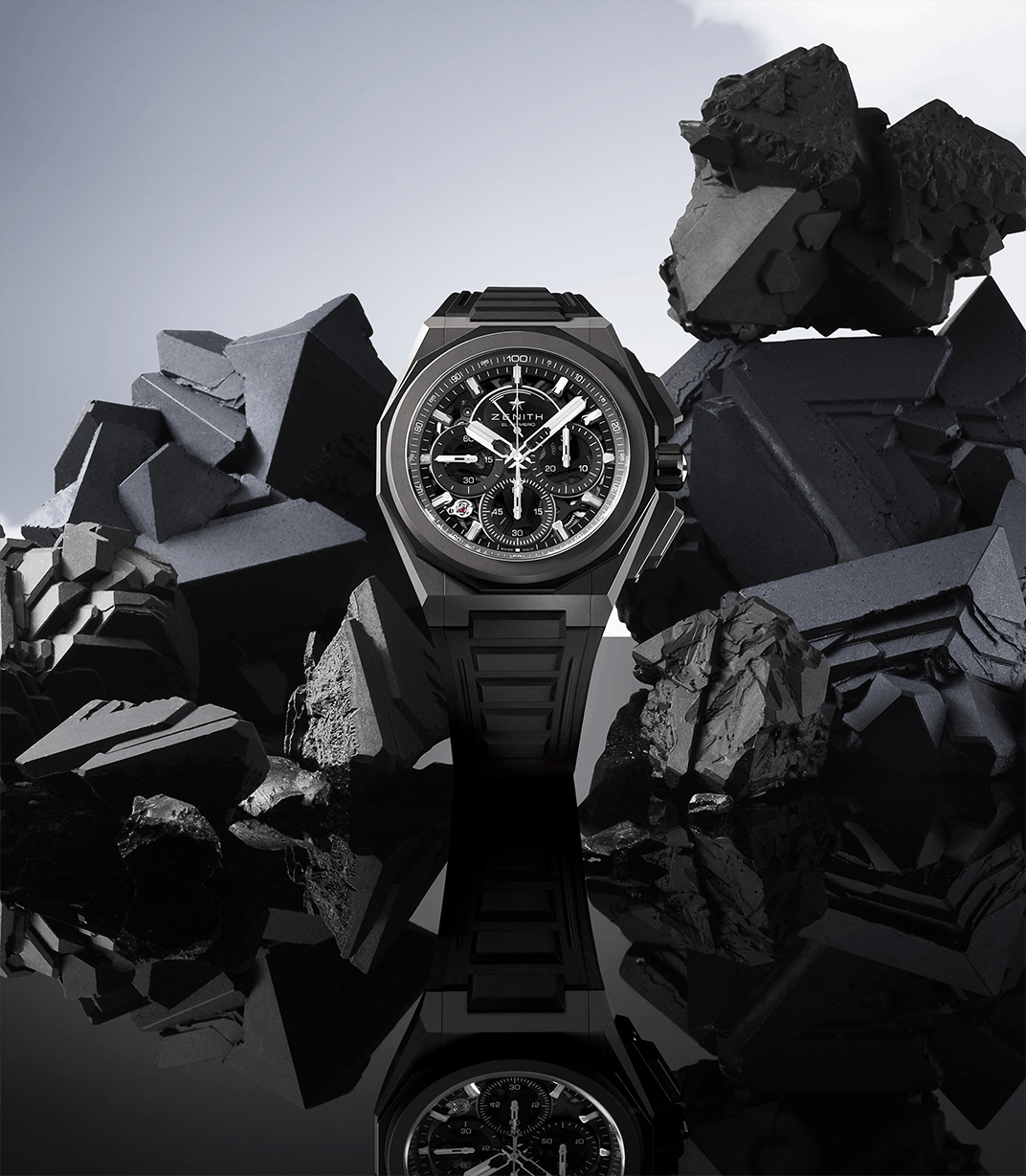 ZENITH デファイ エクストリーム - 45.00mm, マイクロブラスト仕上げチタン ZENITH デファイ エクストリーム - 45.00mm, マイクロブラスト仕上げチタン